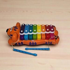 Little Tikes Jungle Jamboree Tiger 2 in 1 Xylophone Piano Toy Ages 1+ Music Play